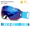 UV400 Anti Fog Double Layers Ski Goggles With Big Lens 11