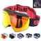 Professional Magnetic Double Layer Snow Eyewear With Quick Change Lens 0