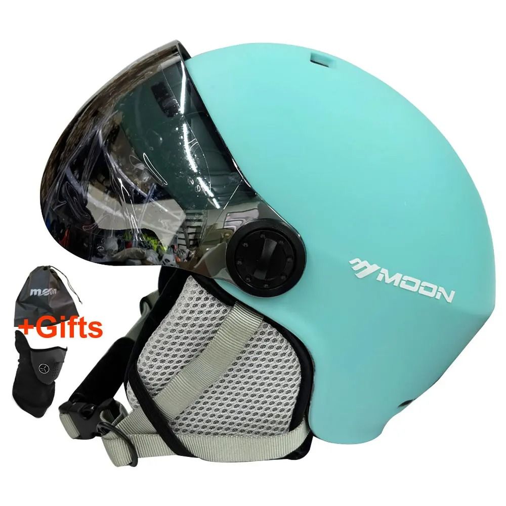 Professional Integrally Molded Snow Safety Helmet With Performance Goggles 9
