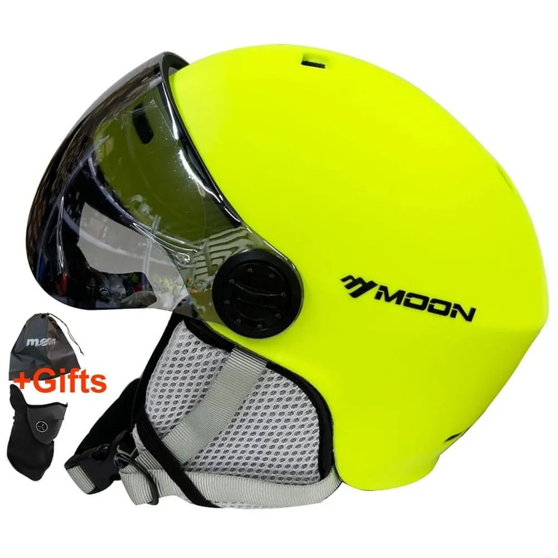 Professional Integrally Molded Snow Safety Helmet With Performance Goggles 10