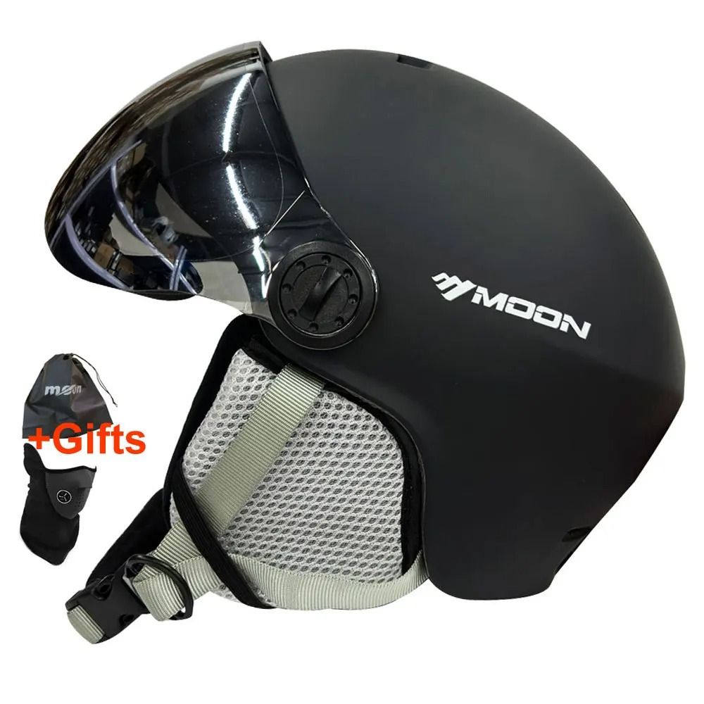 Professional Integrally Molded Snow Safety Helmet With Performance Goggles 6