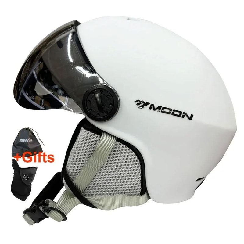 Professional Integrally Molded Snow Safety Helmet With Performance Goggles 7