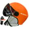 Professional Integrally Molded Snow Safety Helmet With Performance Goggles 8