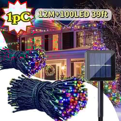 solar outdoor christmas lights waterproof garden string lights