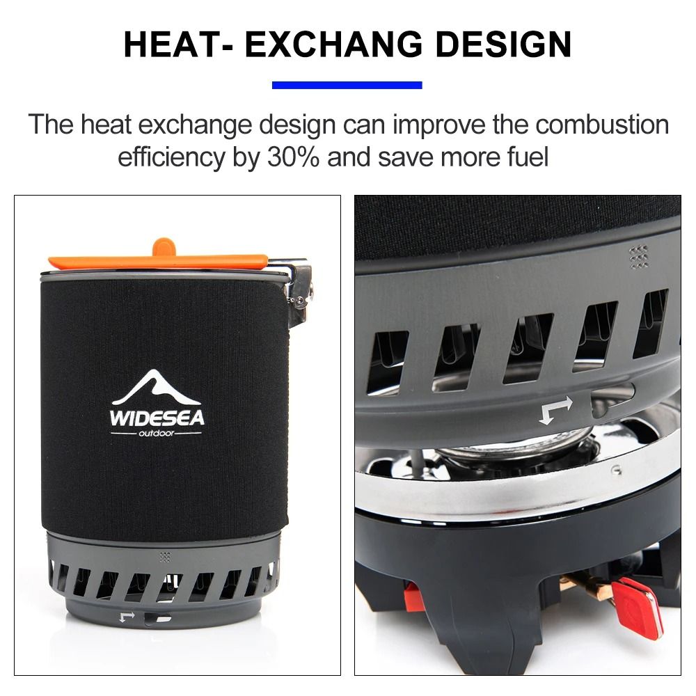 HighEfficiency Camping Cooking System With Integrated Heat Exchanger 3