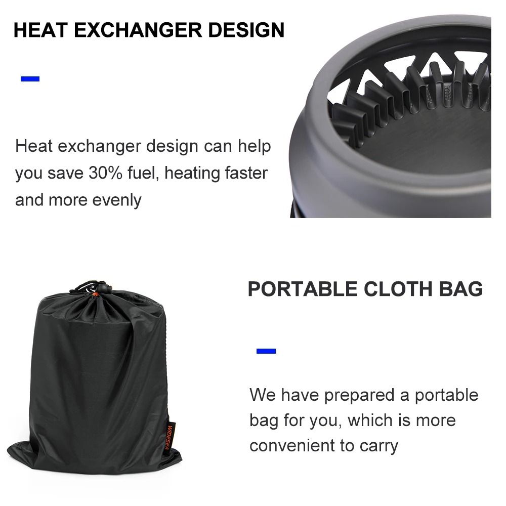 HighEfficiency Camping Cooking System With Integrated Heat Exchanger 5