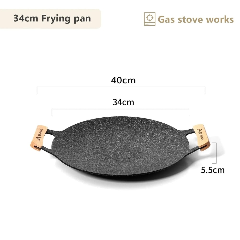 Professional NonStick Outdoor BBQ Grill Pan 5