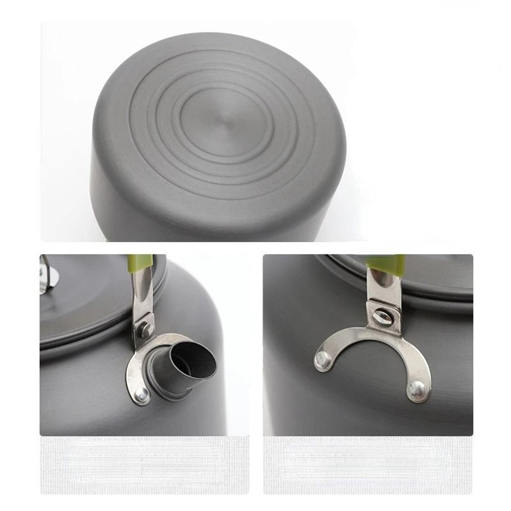 Aluminum Alloy Portable Outdoor Camping Kettle 3