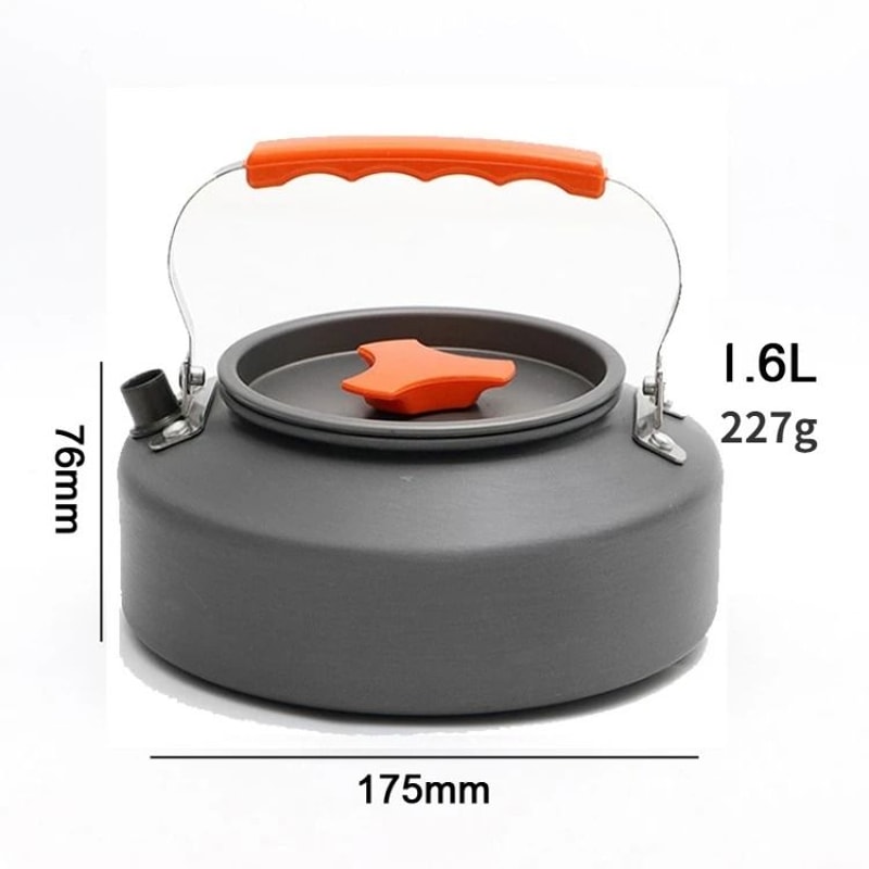 Aluminum Alloy Portable Outdoor Camping Kettle 11