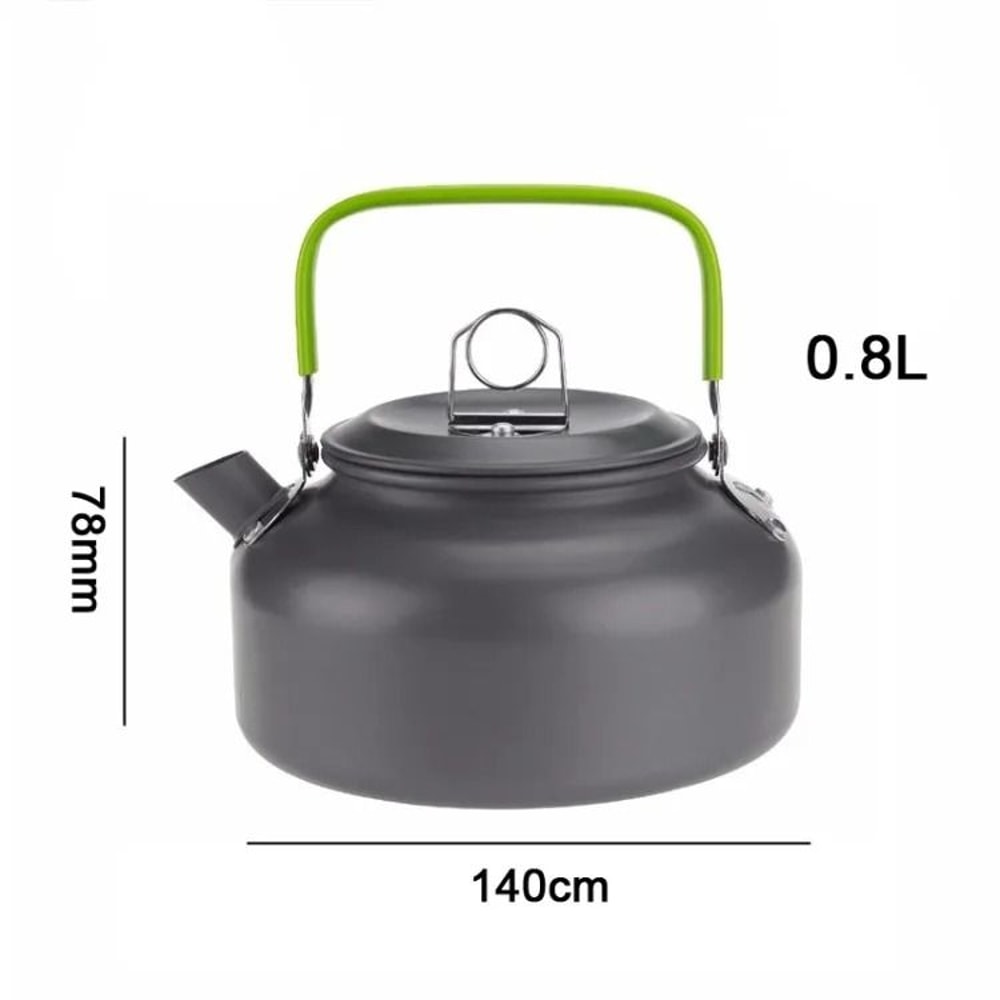 Aluminum Alloy Portable Outdoor Camping Kettle 7