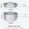 Professional Ultralight Titanium Pot And Pan Set 2