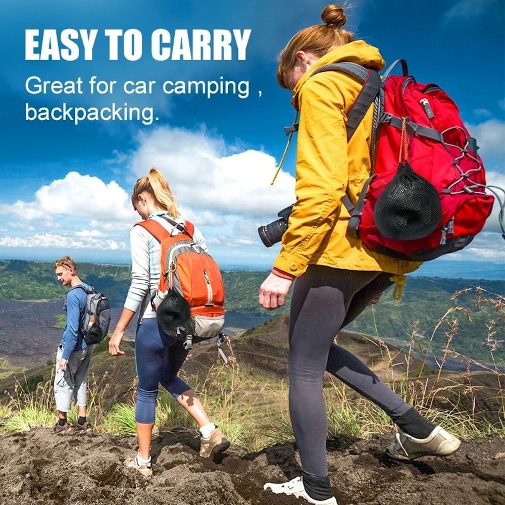 Aluminum Camping Frying Pan With Foldable Handle 4