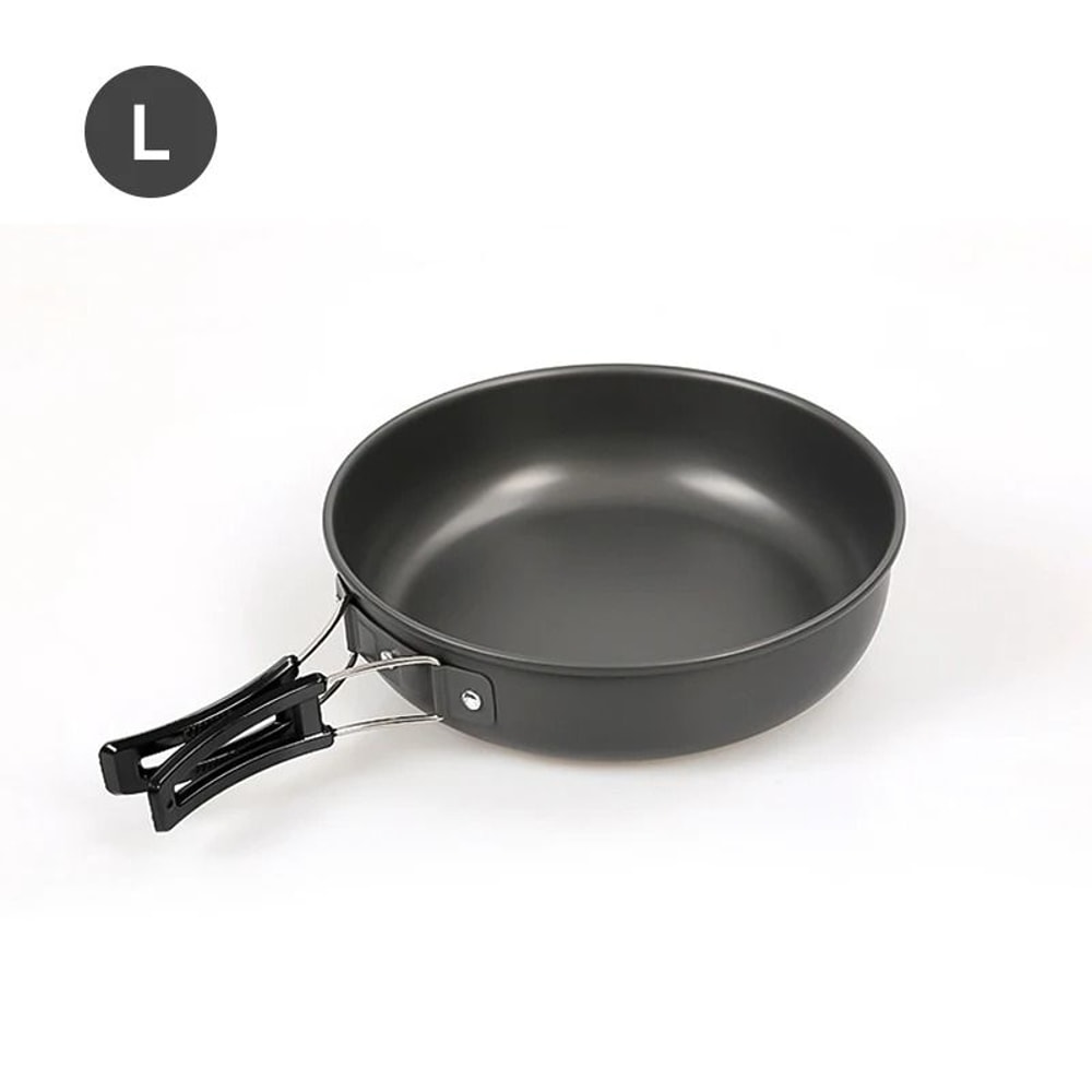 Aluminum Camping Frying Pan With Foldable Handle 6