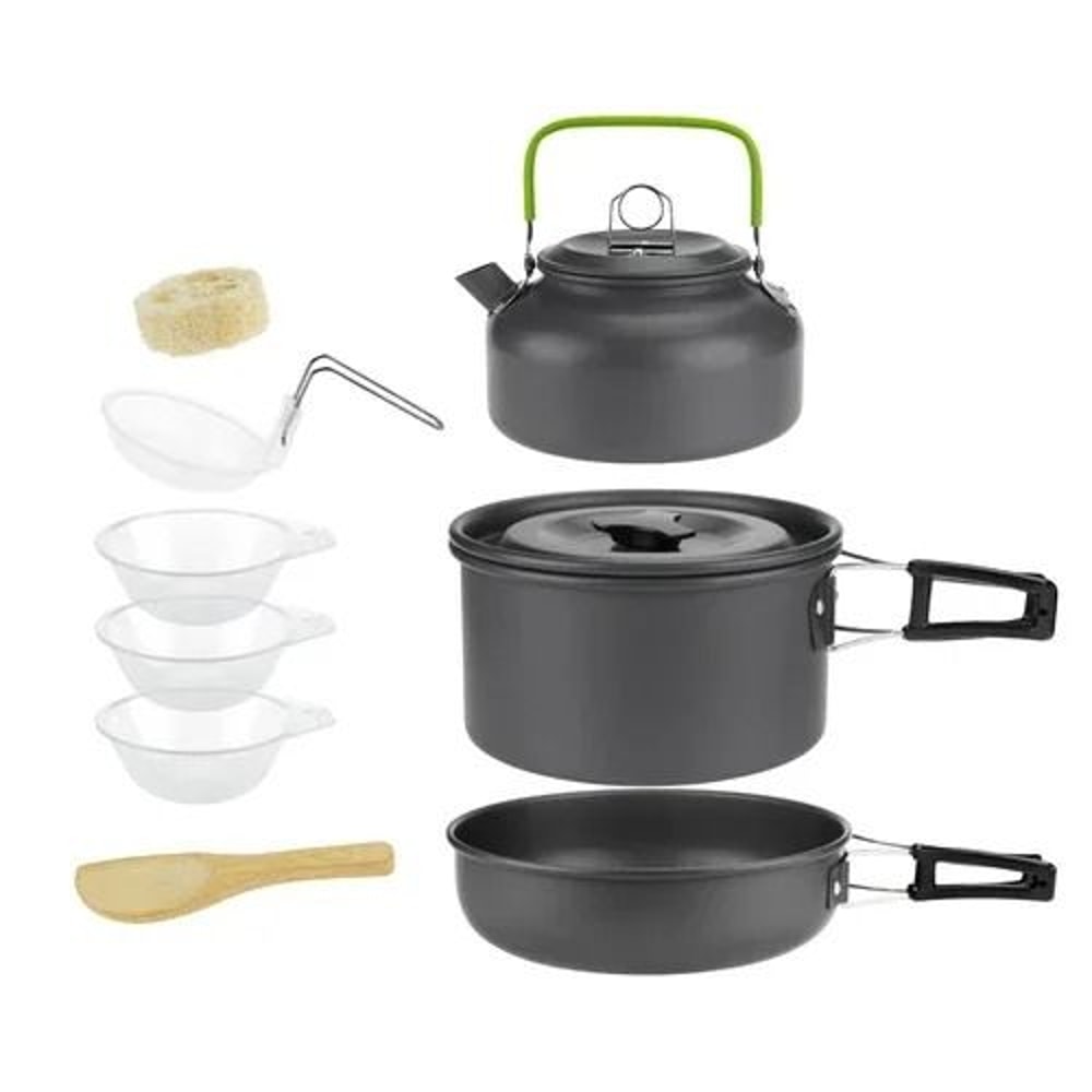 Professional Lightweight Camping Cookware Set For Groups 9