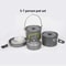 Professional Lightweight Camping Cookware Set For Groups 5