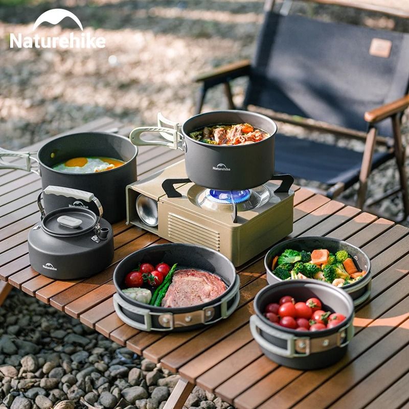 Aluminum Alloy Group Camping Cookware Set 5