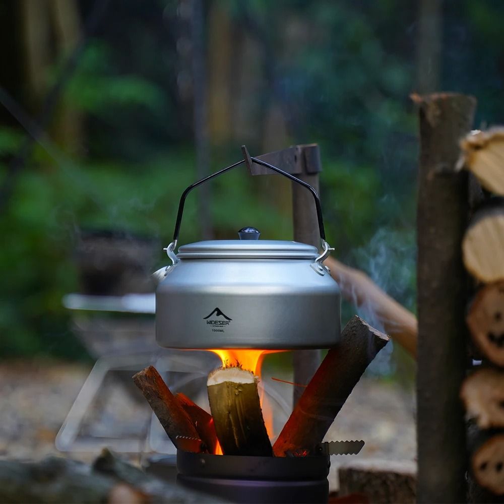 Portable Aluminum Camping Kettle 1