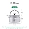 Portable Aluminum Camping Kettle 2