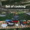 Lightweight Camping Cookware Set For 13 Persons 2