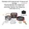 Lightweight Camping Cookware Set For 13 Persons 5