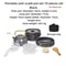 Lightweight Camping Cookware Set For 13 Persons 6
