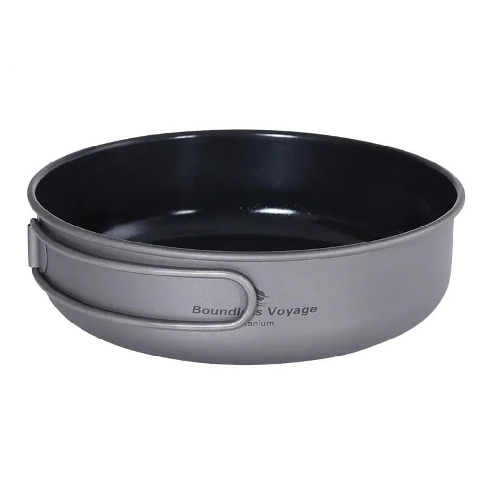 Ultralight Titanium NonStick Frying Pan With Ceramic Coating 0