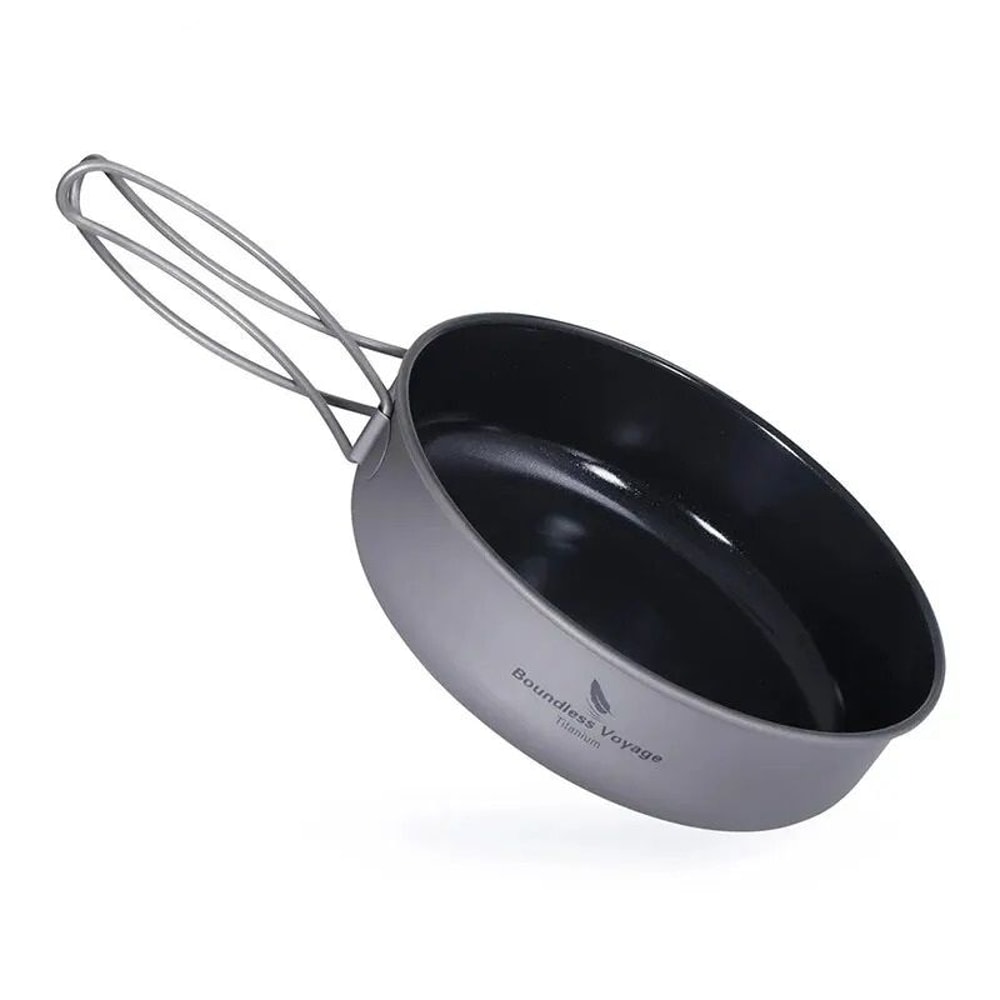Ultralight Titanium NonStick Frying Pan With Ceramic Coating 1