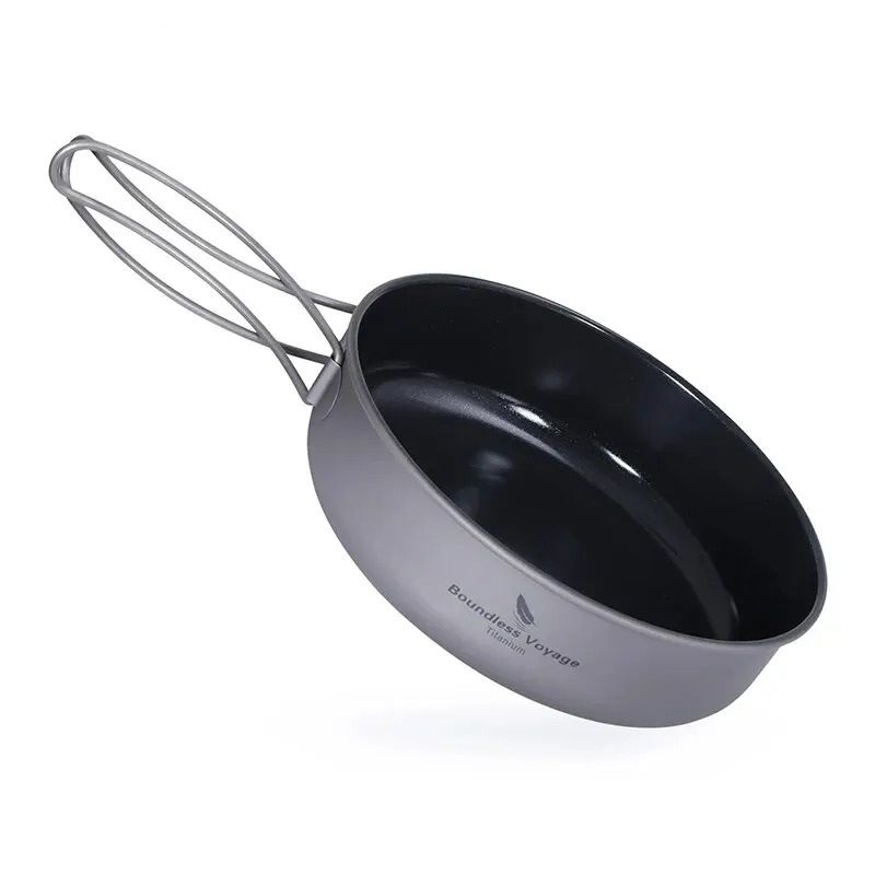 Ultralight Titanium NonStick Frying Pan With Ceramic Coating 1