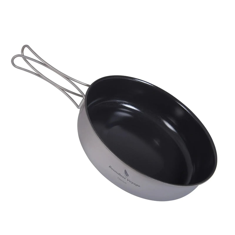 Ultralight Titanium NonStick Frying Pan With Ceramic Coating 6