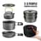 Aluminum Outdoor Portable Cooking Set 3Piece 0