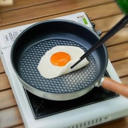 stainless steel non-stick camping frying pan