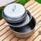 Ultralight Titanium MultiFunctional Steamer And Soup Pot System 3