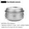 Ultralight Titanium MultiFunctional Steamer And Soup Pot System 6