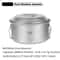 Ultralight Titanium MultiFunctional Steamer And Soup Pot System 7