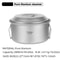 Ultralight Titanium MultiFunctional Steamer And Soup Pot System 7