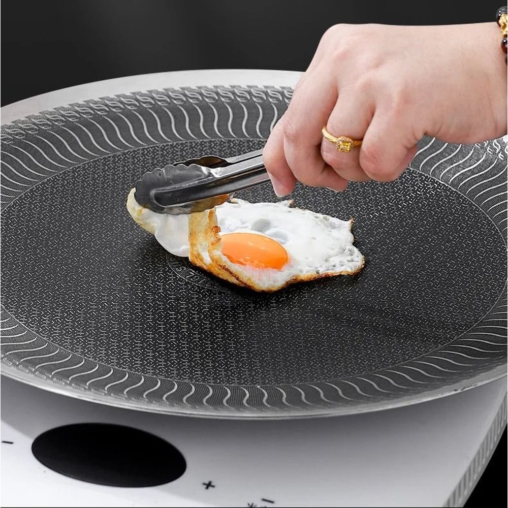 Round Honeycomb NonStick Barbecue Plate 4