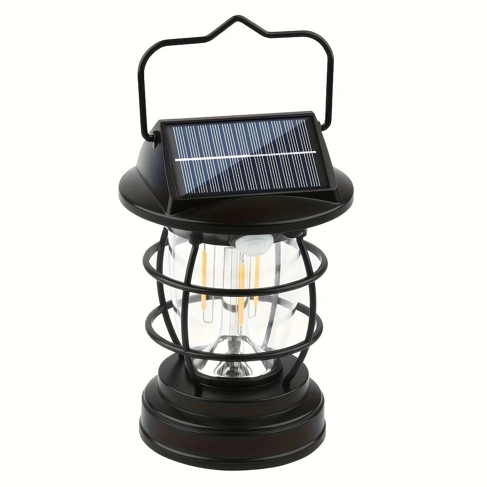 SolarPowered Retro LED Camping Lantern 6