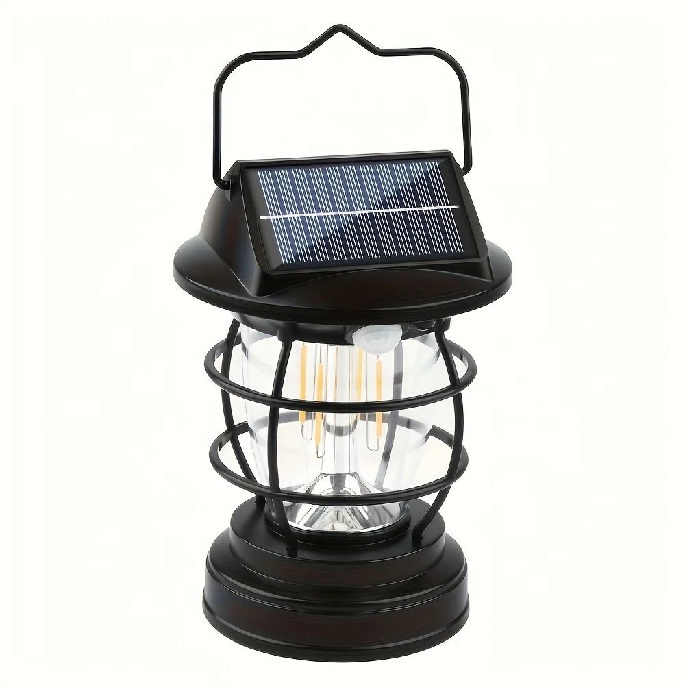 SolarPowered Retro LED Camping Lantern 7