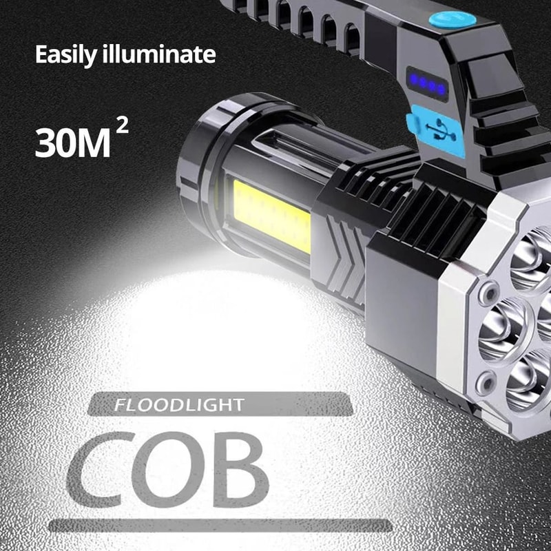 High Power 7 LED Rechargeable Camping Torch 3