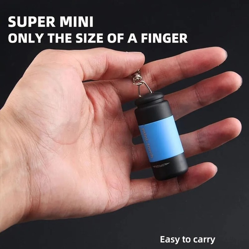 Ultralight Mini Keychain Flashlight And Finger Light 2