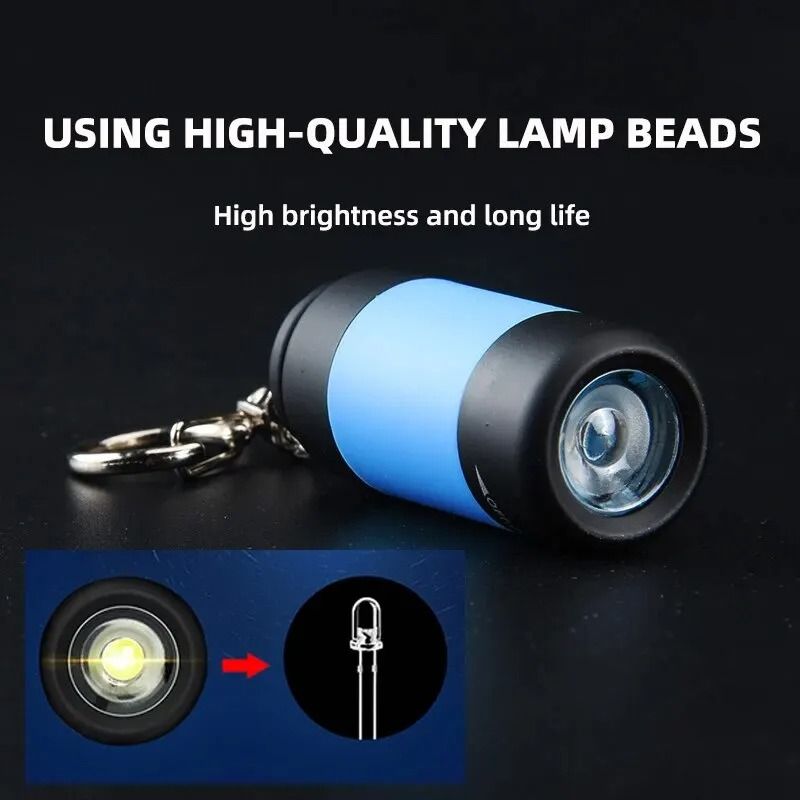 Ultralight Mini Keychain Flashlight And Finger Light 3