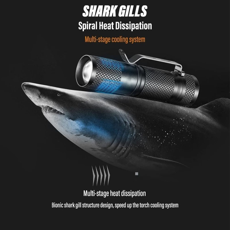 UltraBright LED Tactical Mini Flashlight USB Rechargeable Portable Torch 3