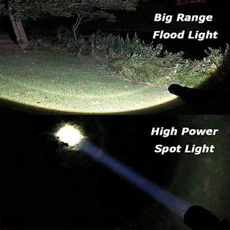 UltraBright LED Tactical Mini Flashlight USB Rechargeable Portable Torch 4