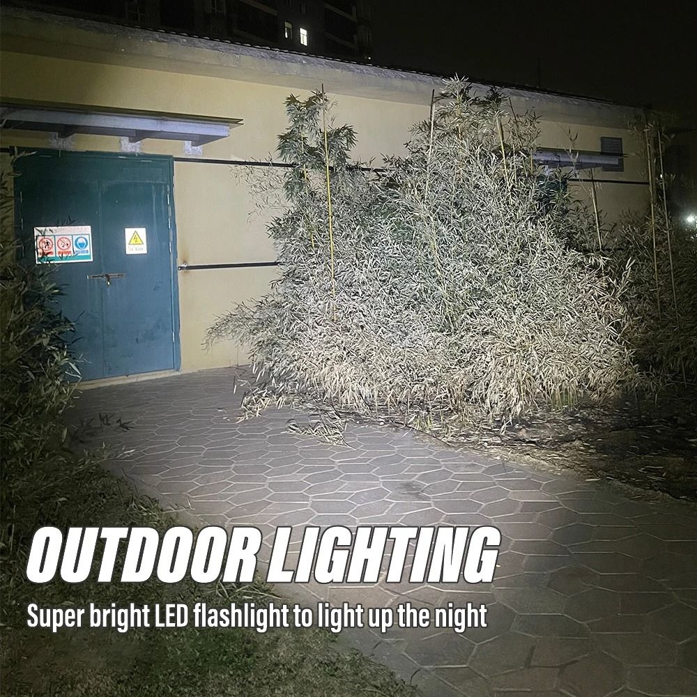 UltraBright LED Tactical Mini Flashlight USB Rechargeable Portable Torch 5