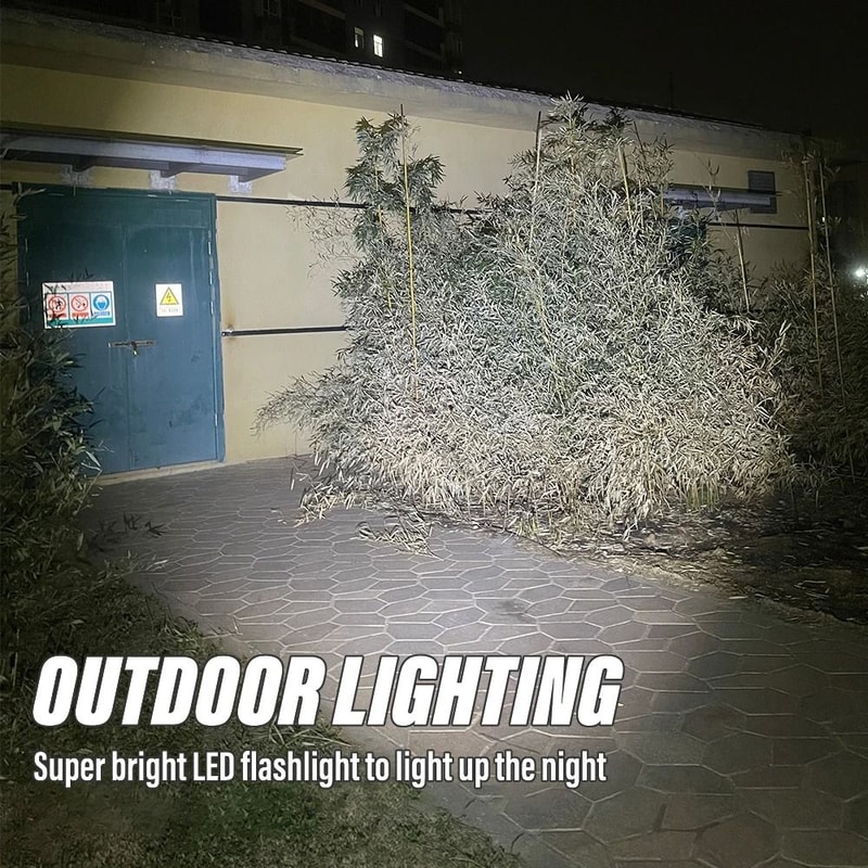 UltraBright LED Tactical Mini Flashlight USB Rechargeable Portable Torch 5