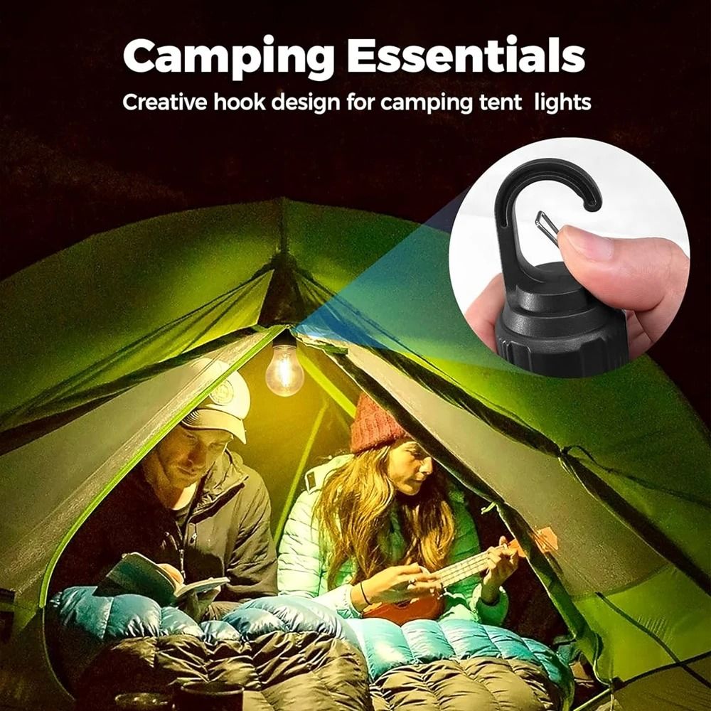 Portable Hanging LED Camping Lantern USB Rechargeable Outdoor Emergency Light 1