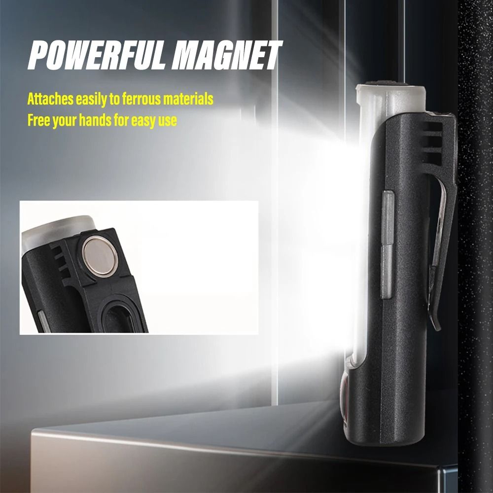 UltraCompact Keychain LED Flashlight Portable MultiMode Rechargeable Worklight 3