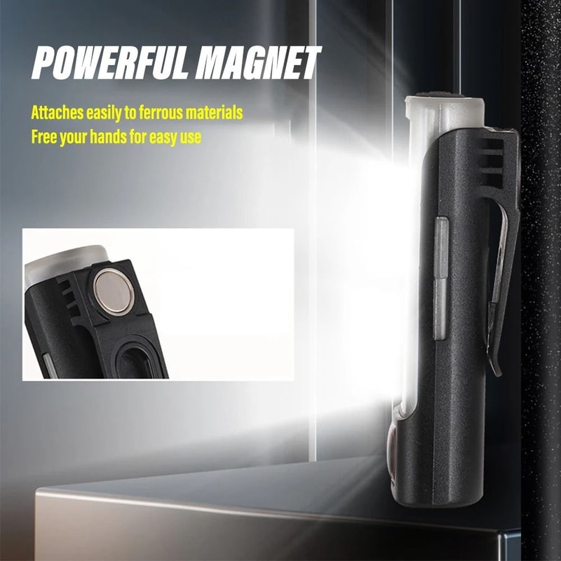 UltraCompact Keychain LED Flashlight Portable MultiMode Rechargeable Worklight 3