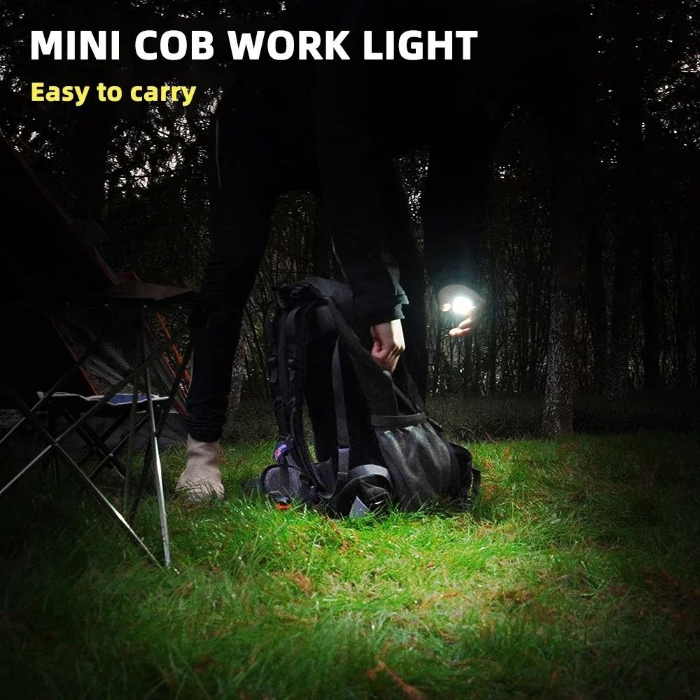 UltraCompact Keychain LED Flashlight Portable MultiMode Rechargeable Worklight 6