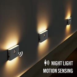 smart motion sensor night light – wireless rechargeable home safety lamp